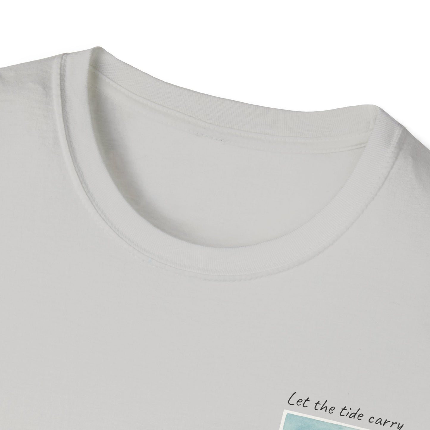 Let the Tide Carry It Tee – Beach Walk Mindfulness Unisex T-Shirt