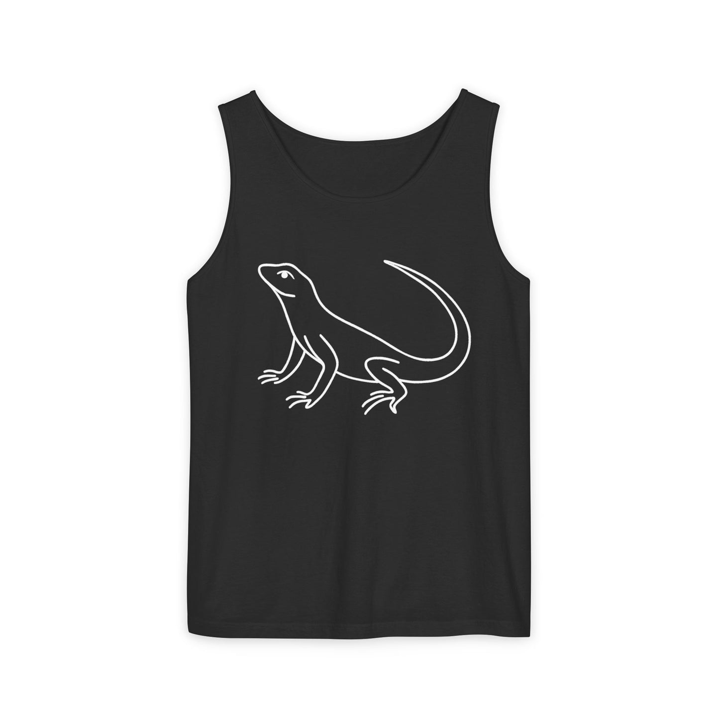 Lizard Pose Yoga Tank – Unisex Garment-Dyed Wellness Top