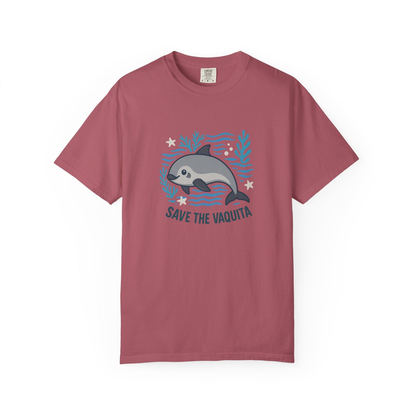 Save the Vaquita Unisex Ocean Conservation T-Shirt – Garment-Dyed Tee