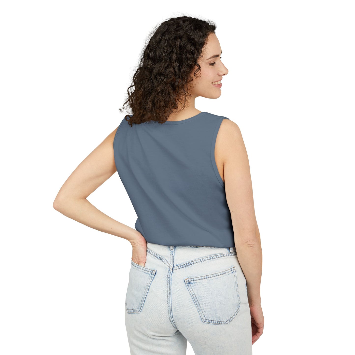 Cobra Pose Yoga Tank – Unisex Garment-Dyed Mindful Movement Top