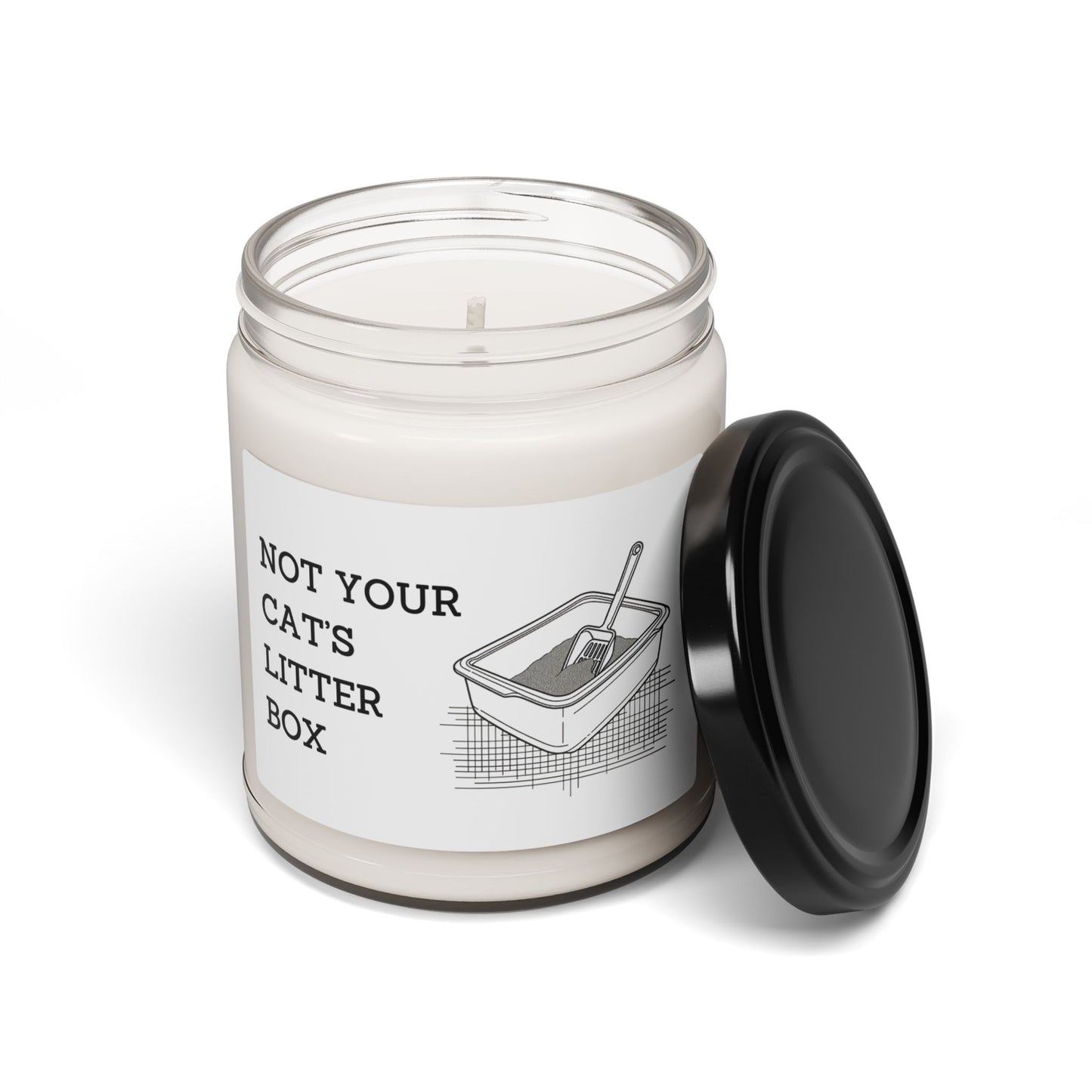 Not Your Cat's Litter Box (Scented Soy Candle, 9oz)