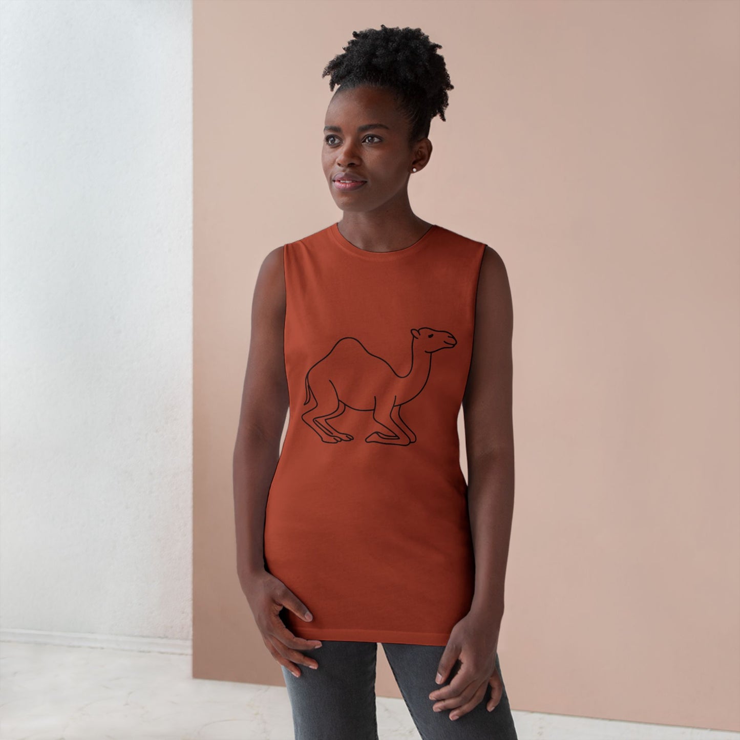 Camel Pose Yoga Tank – Unisex Barnard Mindful Stretch Top