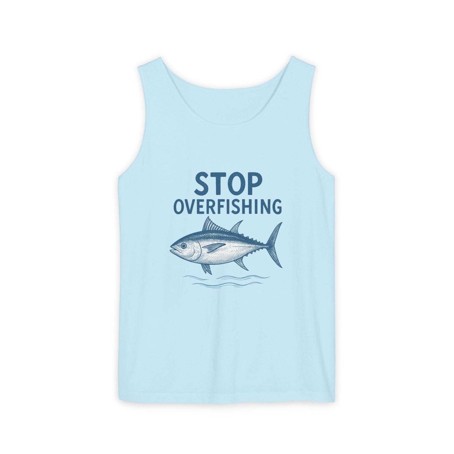 Stop Overfishing Bluefin Tuna Tank Top – Unisex Conservation Shirt
