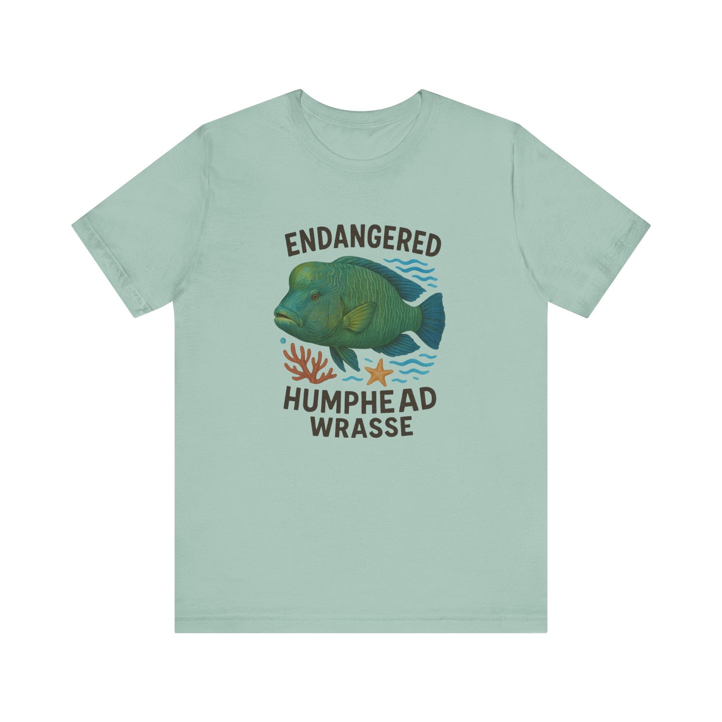 Endangered Humphead Wrasse T-Shirt – Ocean Conservation Tee by Nine Scoops
