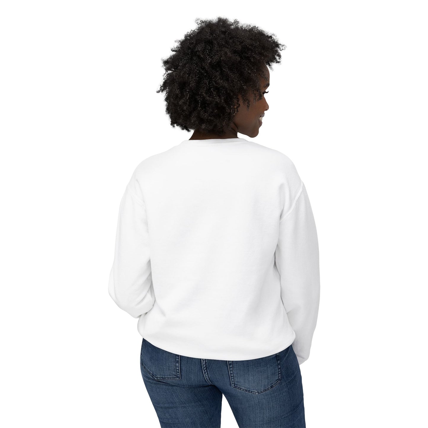 Snow Much Love Lightweight Crewneck Sweatshirt – Cozy Winter Snow Globe Design | Nine Scoops