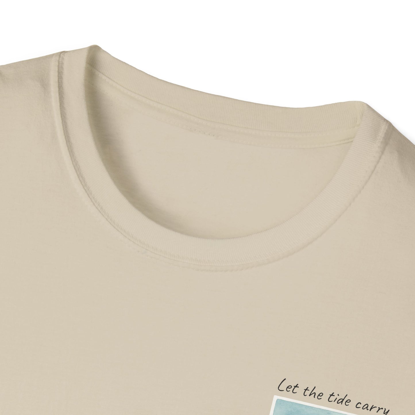 Let the Tide Carry It Tee – Beach Walk Mindfulness Unisex T-Shirt