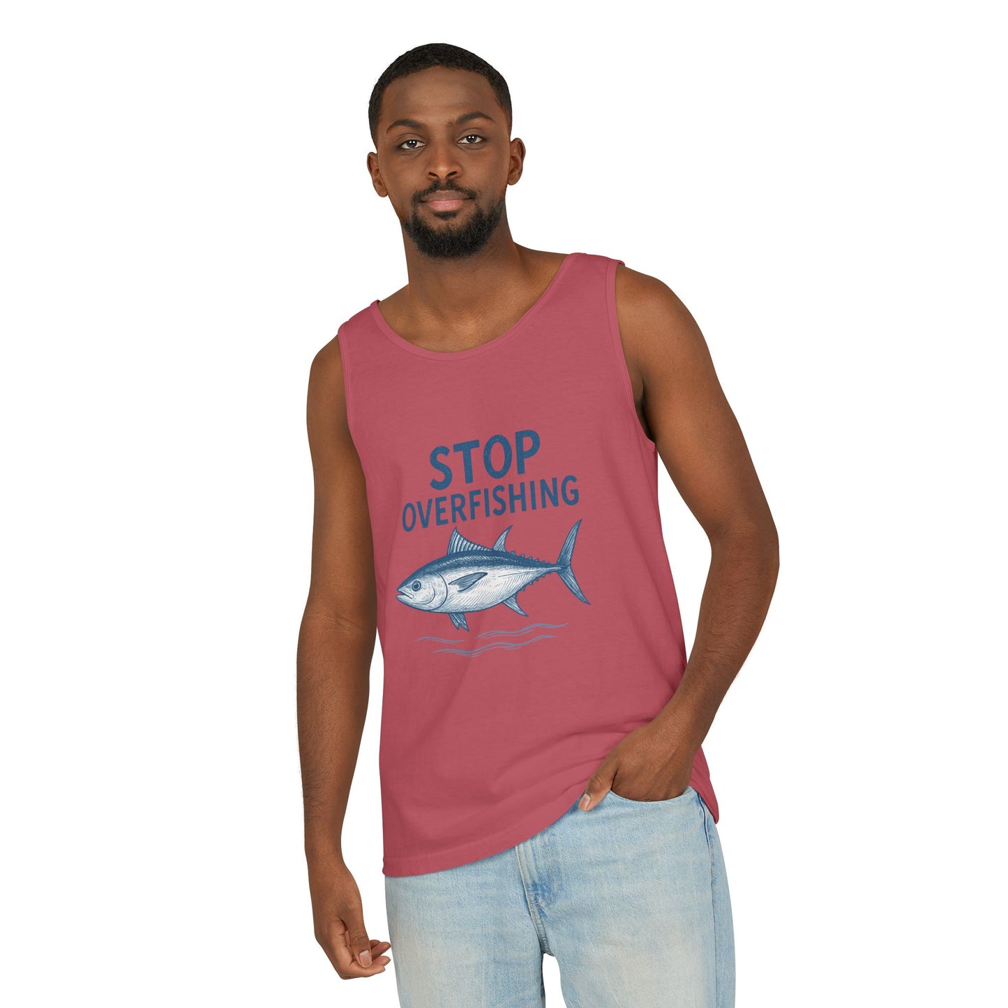 Stop Overfishing Bluefin Tuna Tank Top – Unisex Conservation Shirt