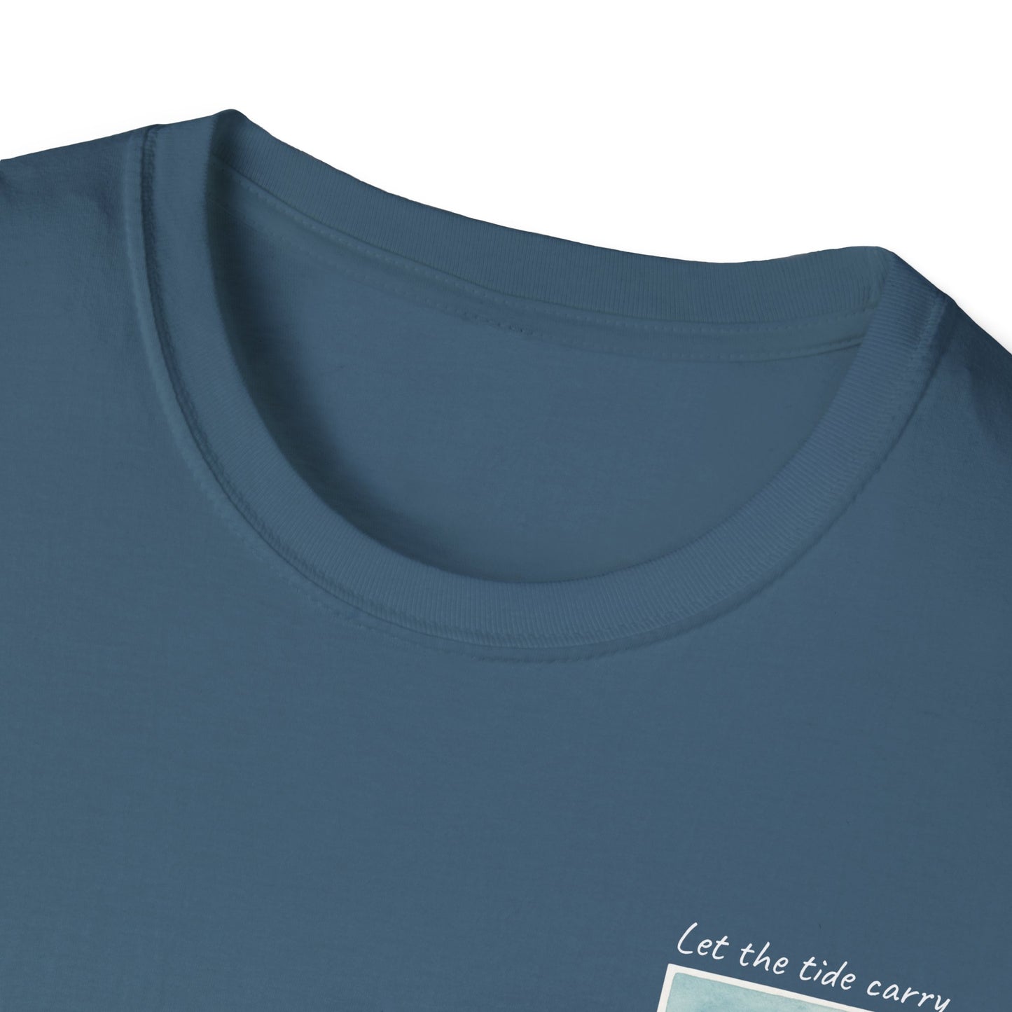 Let the Tide Carry It Tee – Beach Walk Mindfulness Unisex T-Shirt