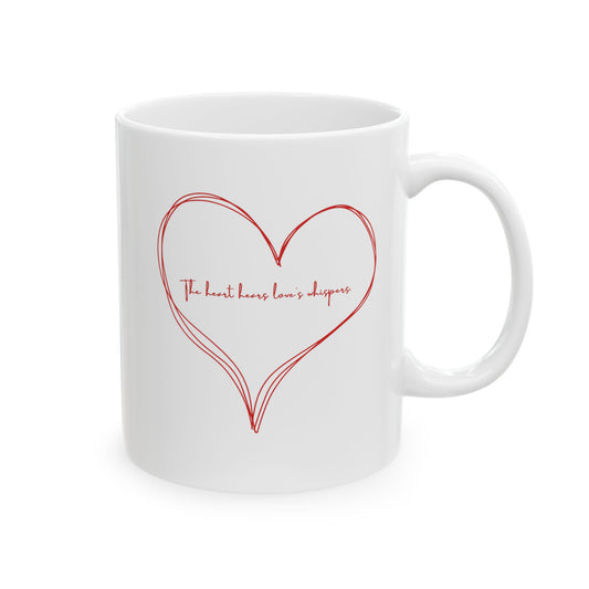 Heartfelt Love Ceramic Mug – Perfect for Valentine’s Day