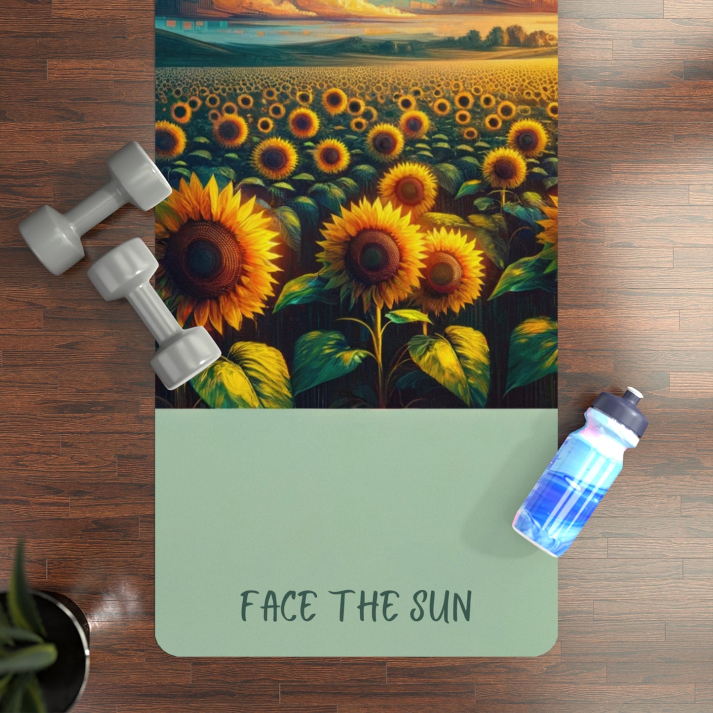 SUNFLOWER - Rubber Yoga Mat