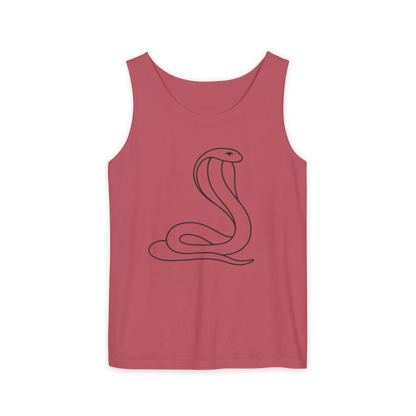 Cobra Pose Yoga Tank – Unisex Garment-Dyed Mindful Movement Top