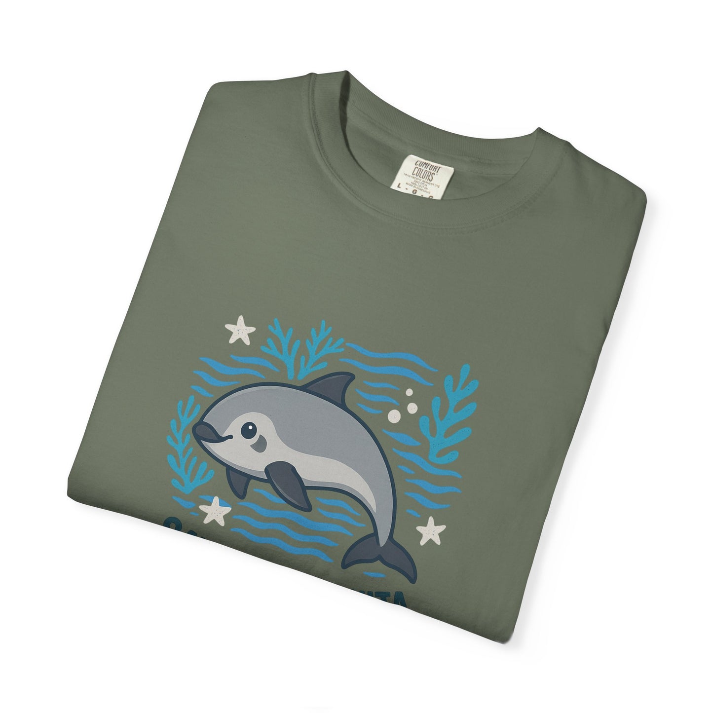 Save the Vaquita Unisex Ocean Conservation T-Shirt – Garment-Dyed Tee