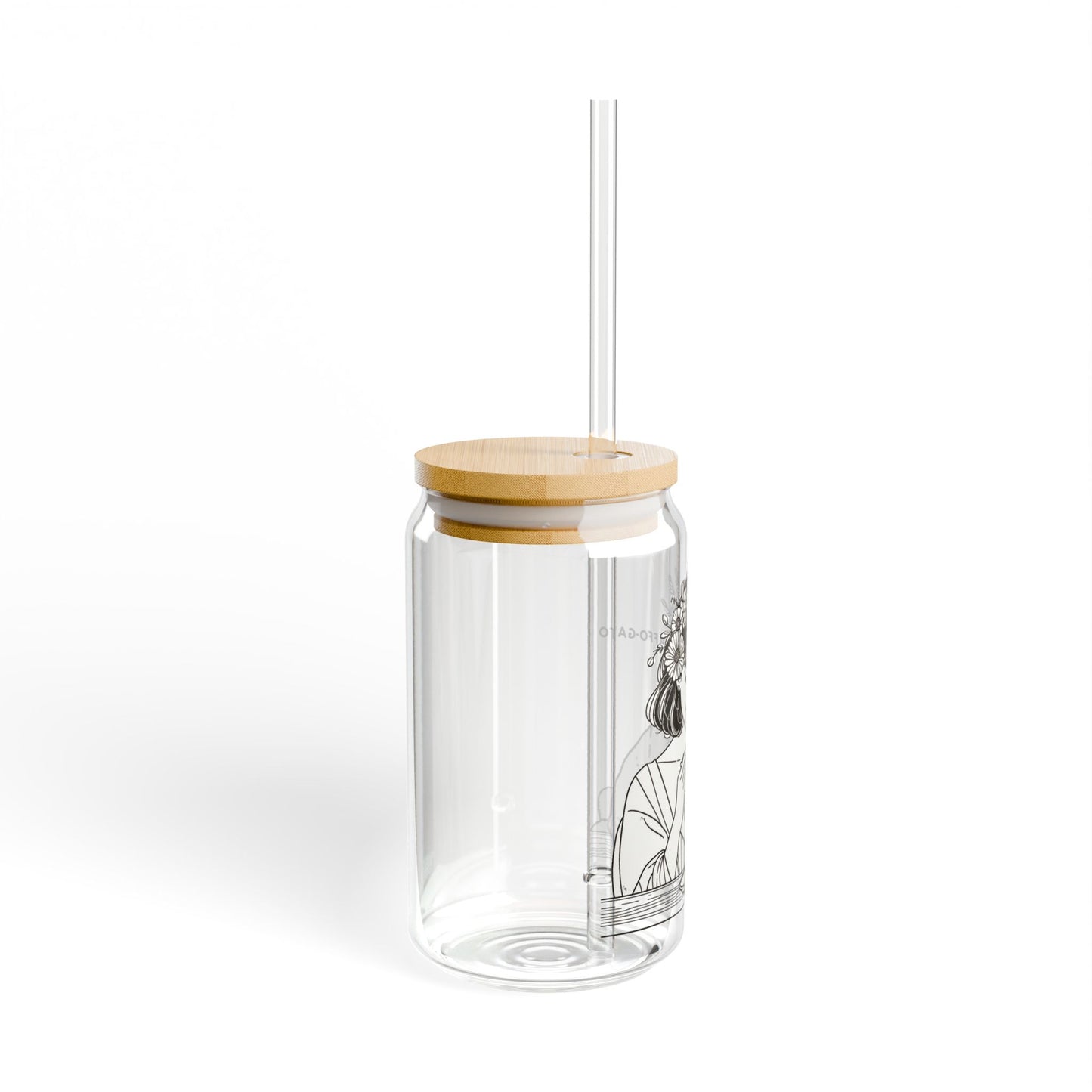 Affo-Gato 16oz Sipper Glass – For Coffee and Cat Lovers