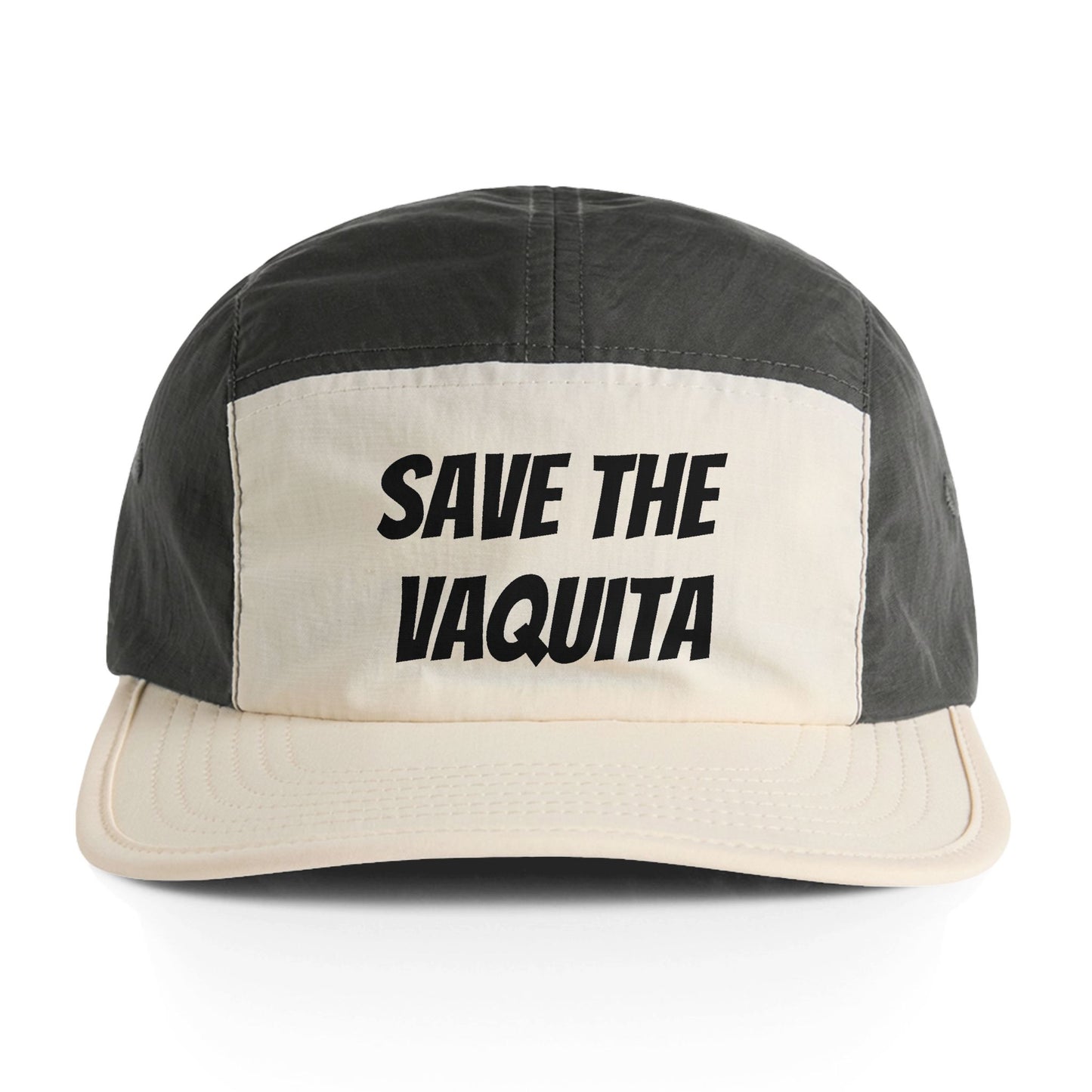 Save the Vaquita Nylon Adventure Cap – Two-Tone Eco Wildlife Hat