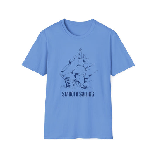 Smooth Sailing Ocean Adventure T-Shirt – Unisex Softstyle Tee