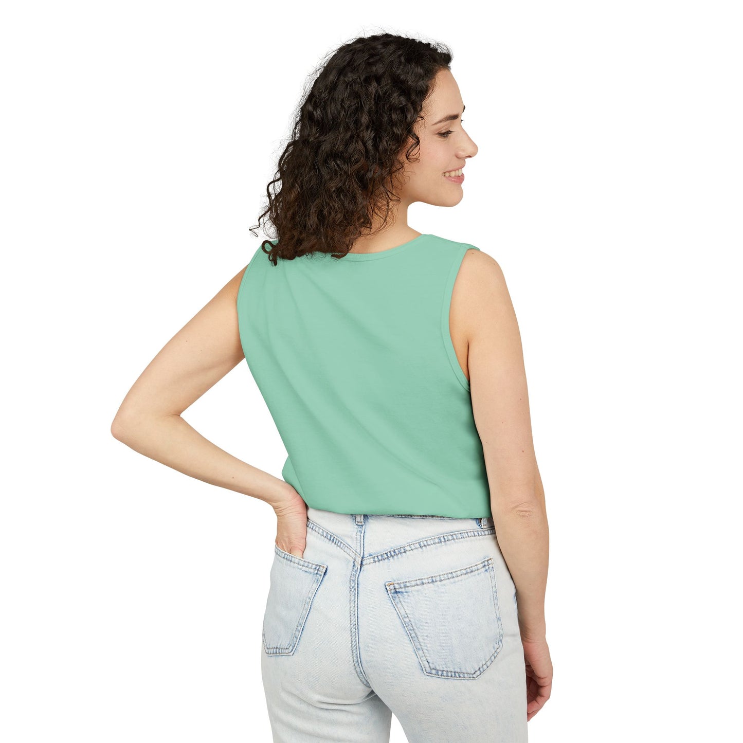 Lizard Pose Yoga Tank – Unisex Garment-Dyed Wellness Top