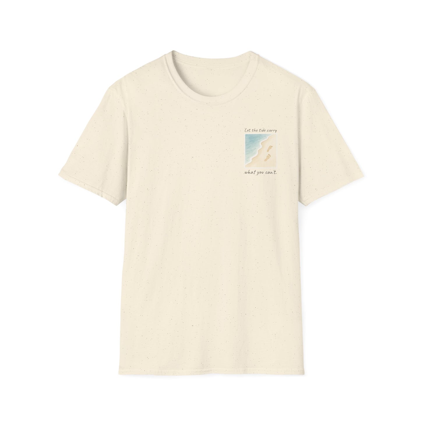Let the Tide Carry It Tee – Beach Walk Mindfulness Unisex T-Shirt