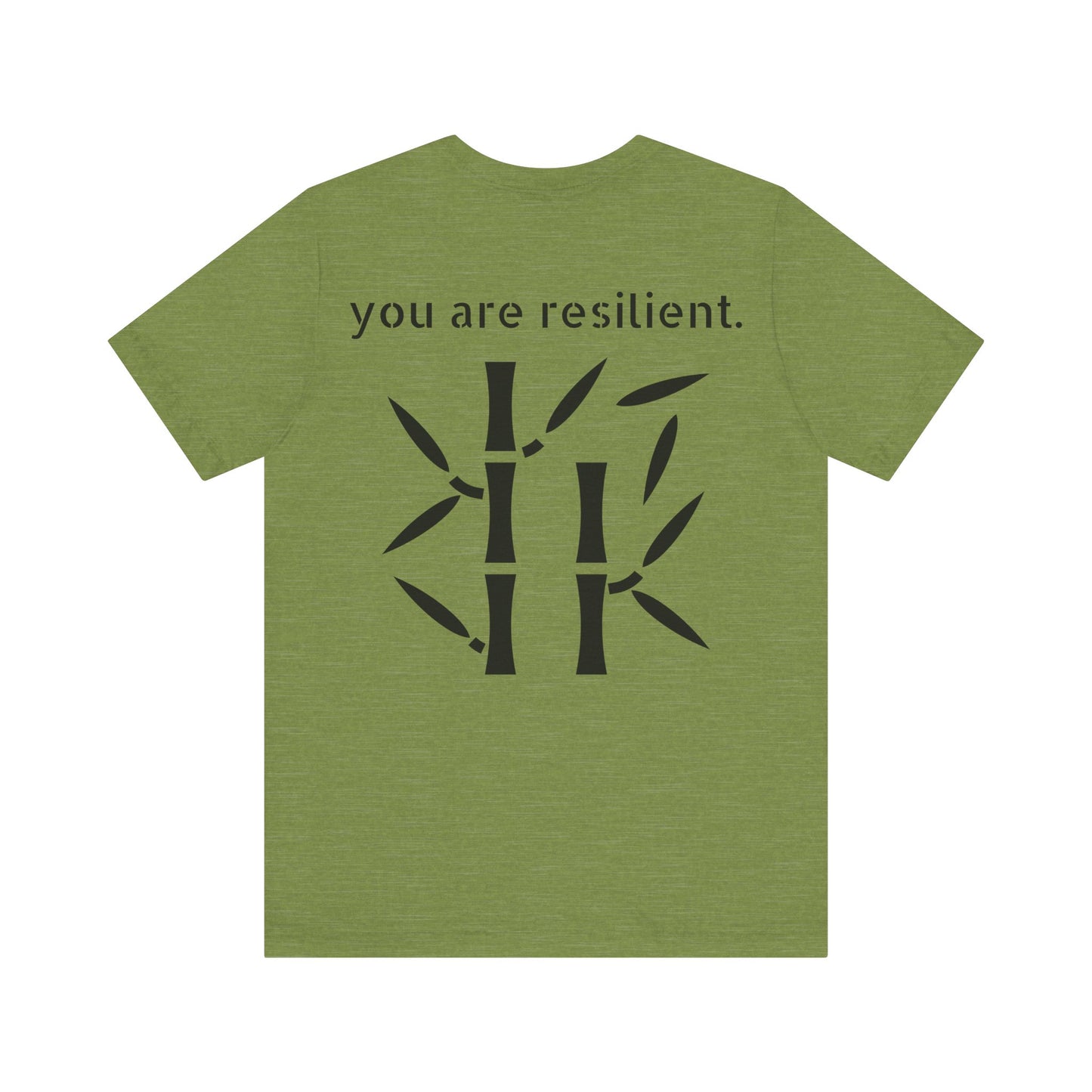 YOU ARE RESILIENT - Bamboo Unisex Jersey Short Sleeve Tee