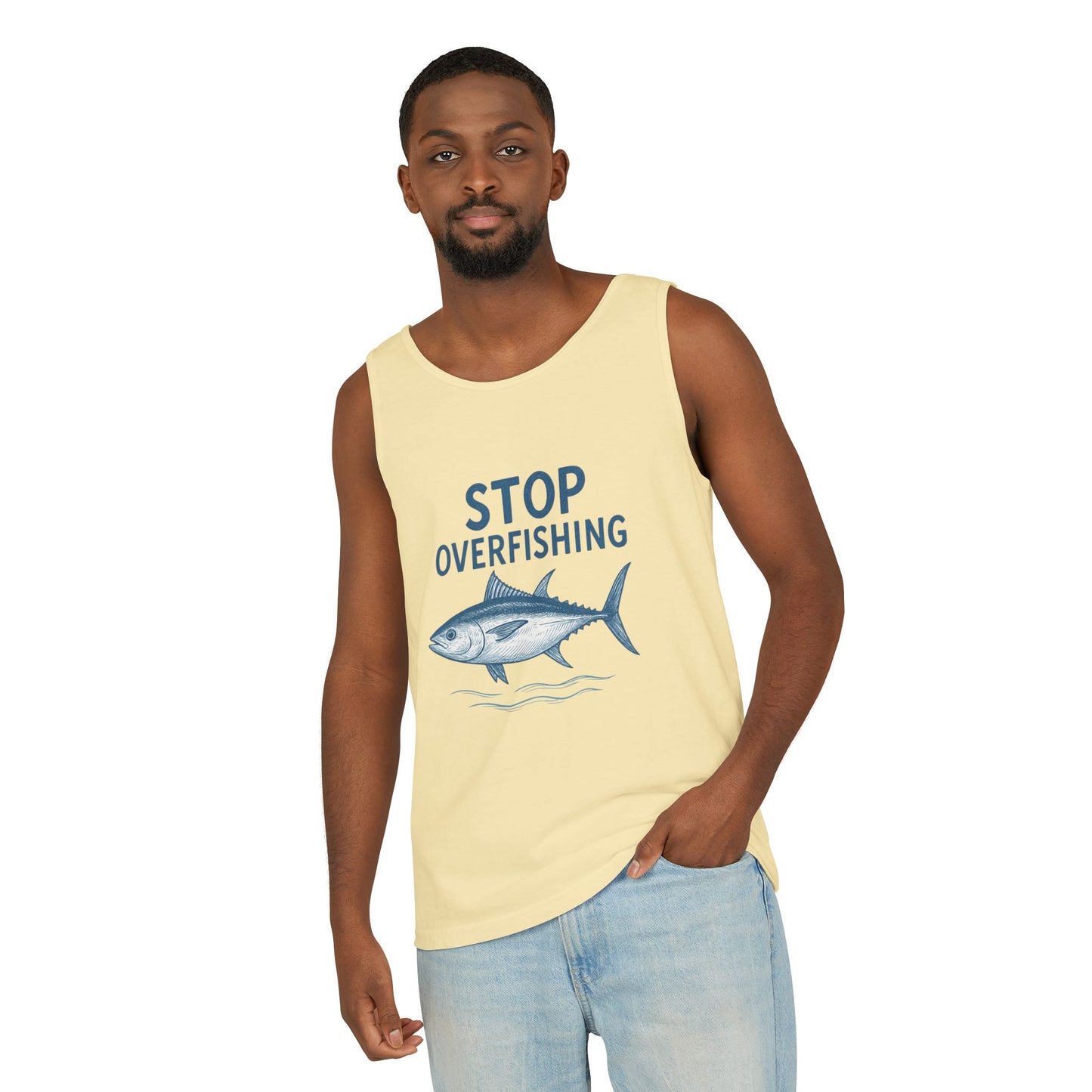 Stop Overfishing Bluefin Tuna Tank Top – Unisex Conservation Shirt