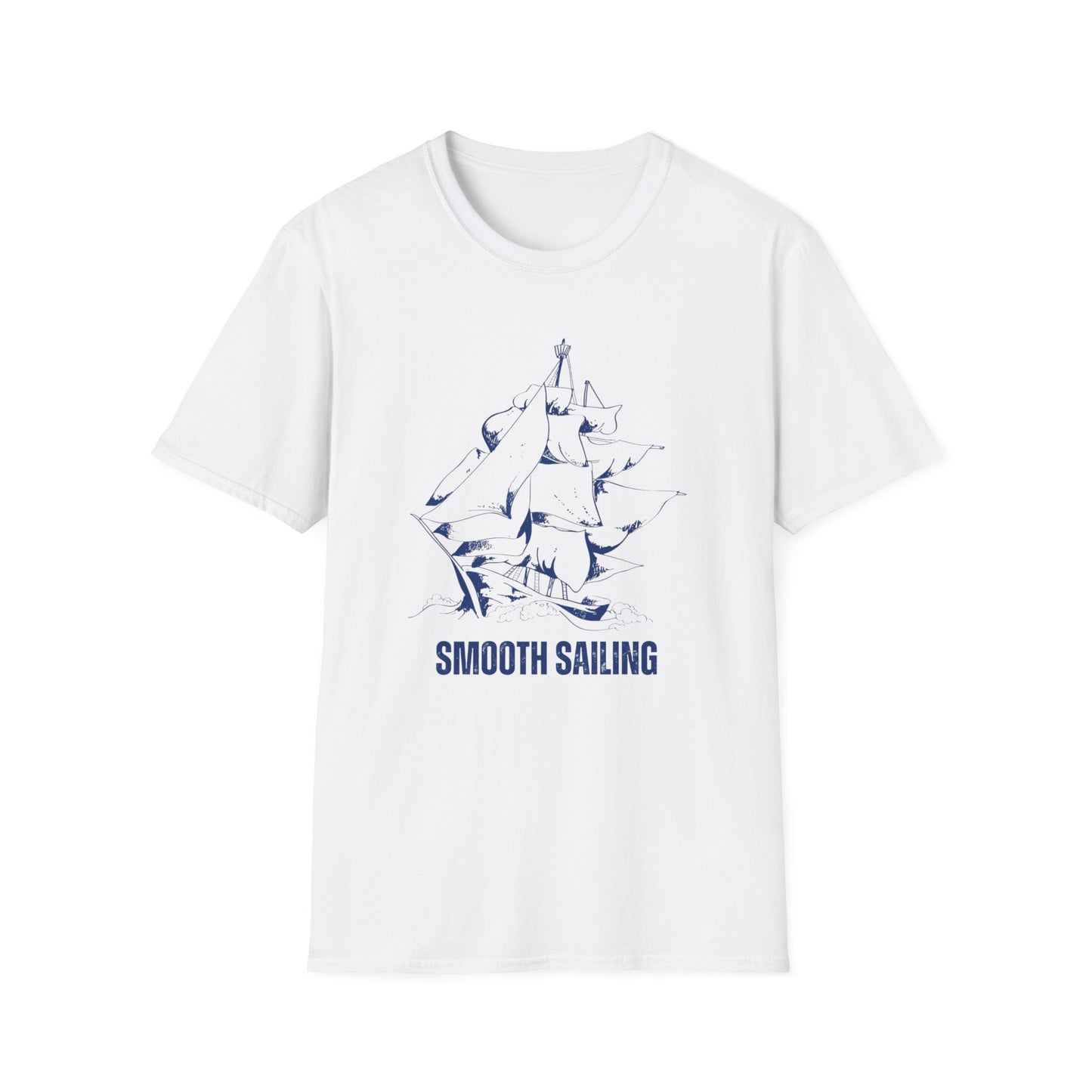 Smooth Sailing Ocean Adventure T-Shirt – Unisex Softstyle Tee