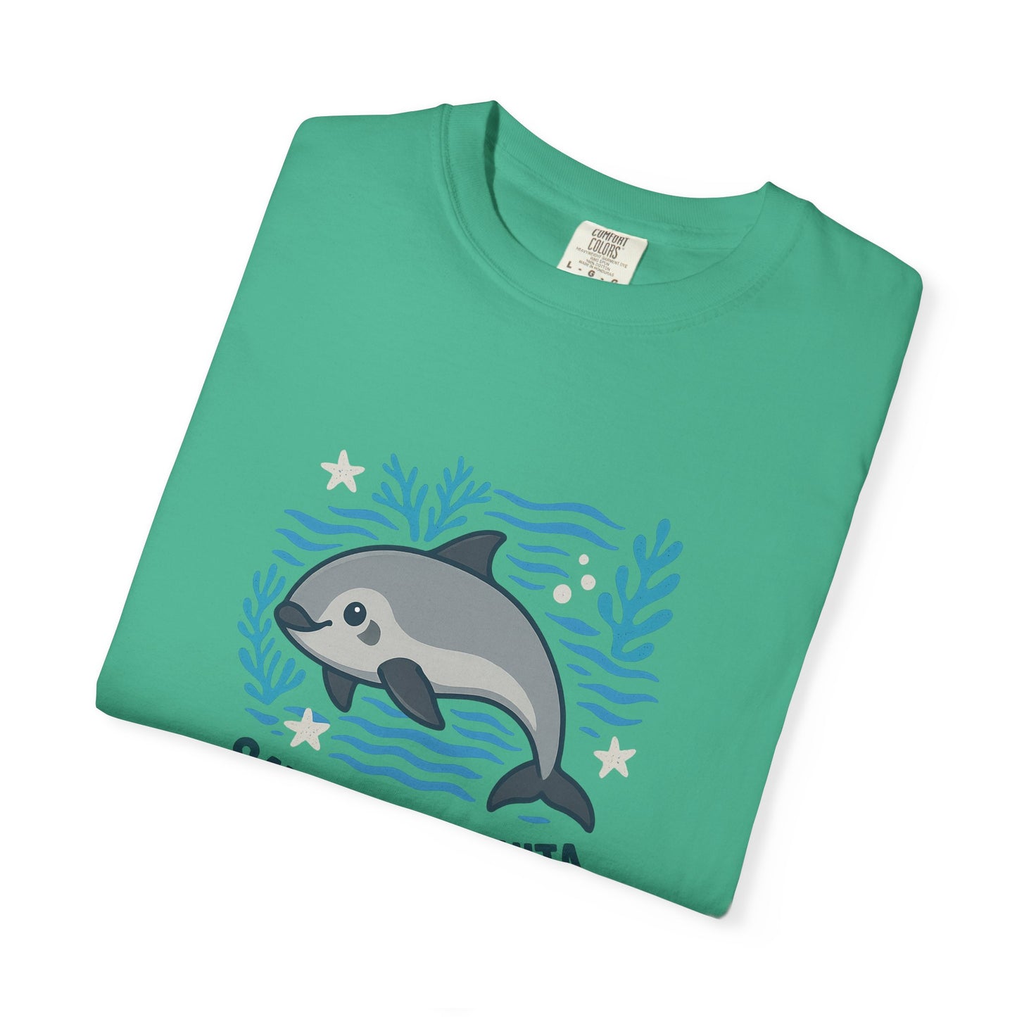 Save the Vaquita Unisex Ocean Conservation T-Shirt – Garment-Dyed Tee