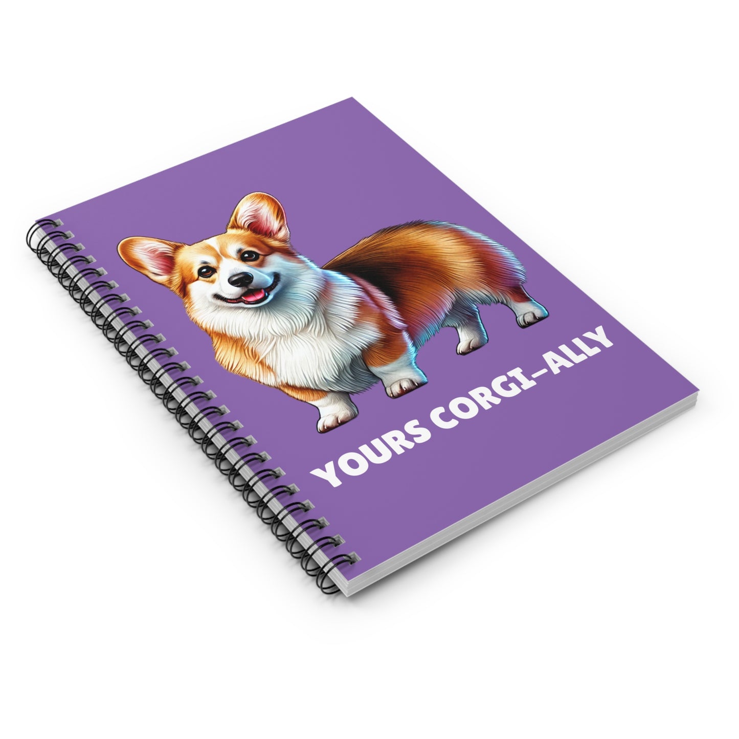 "Yours Corgi-ally" Corgi-Inspired Spiral Notebook – Fun and Functional