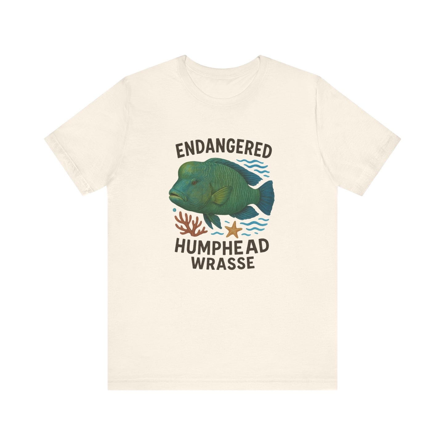 Endangered Humphead Wrasse T-Shirt – Ocean Conservation Tee by Nine Scoops
