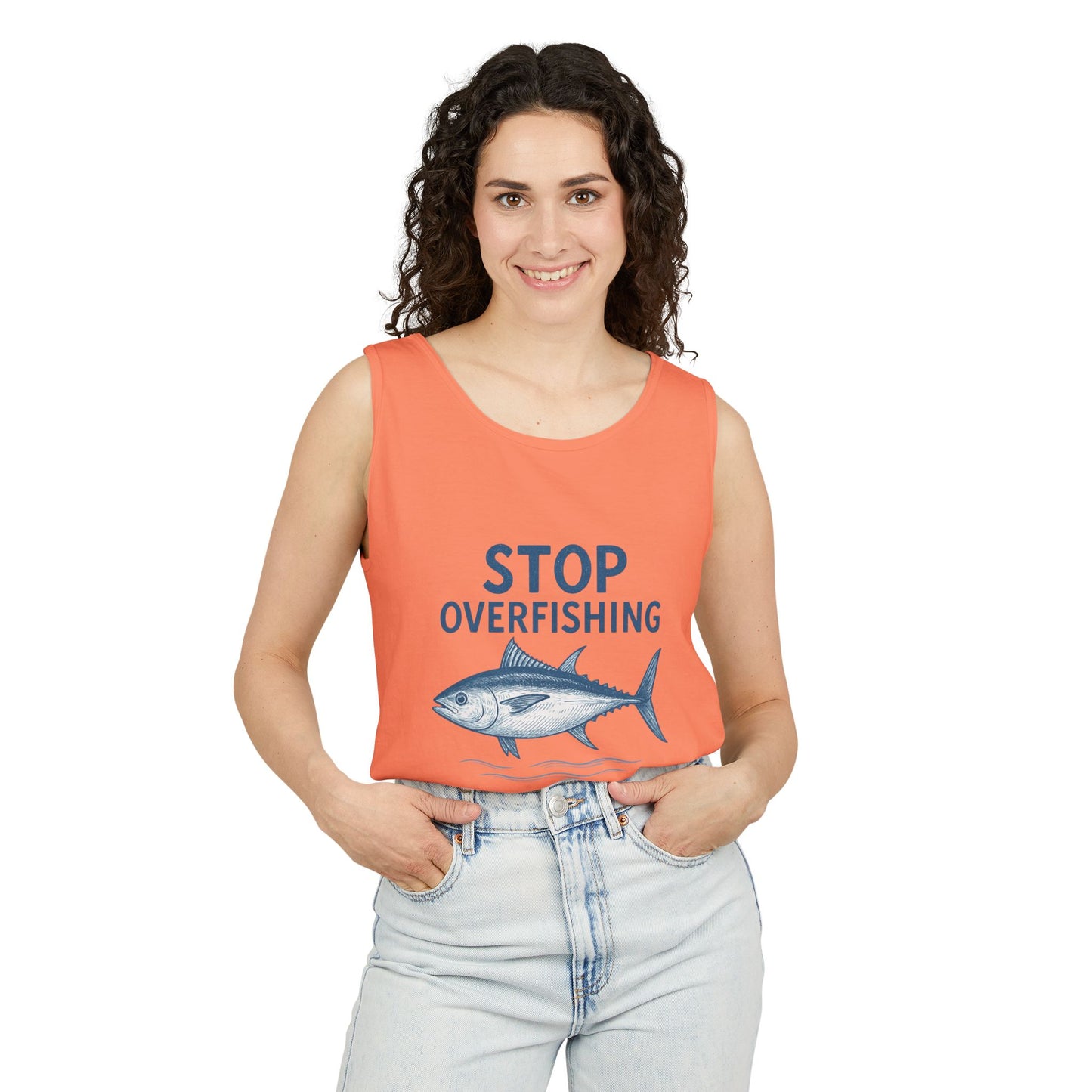 Stop Overfishing Bluefin Tuna Tank Top – Unisex Conservation Shirt