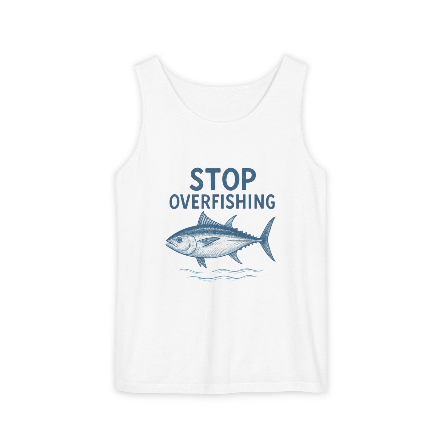 Stop Overfishing Bluefin Tuna Tank Top – Unisex Conservation Shirt
