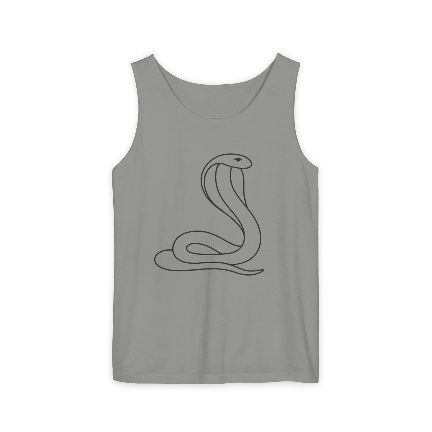 Cobra Pose Yoga Tank – Unisex Garment-Dyed Mindful Movement Top
