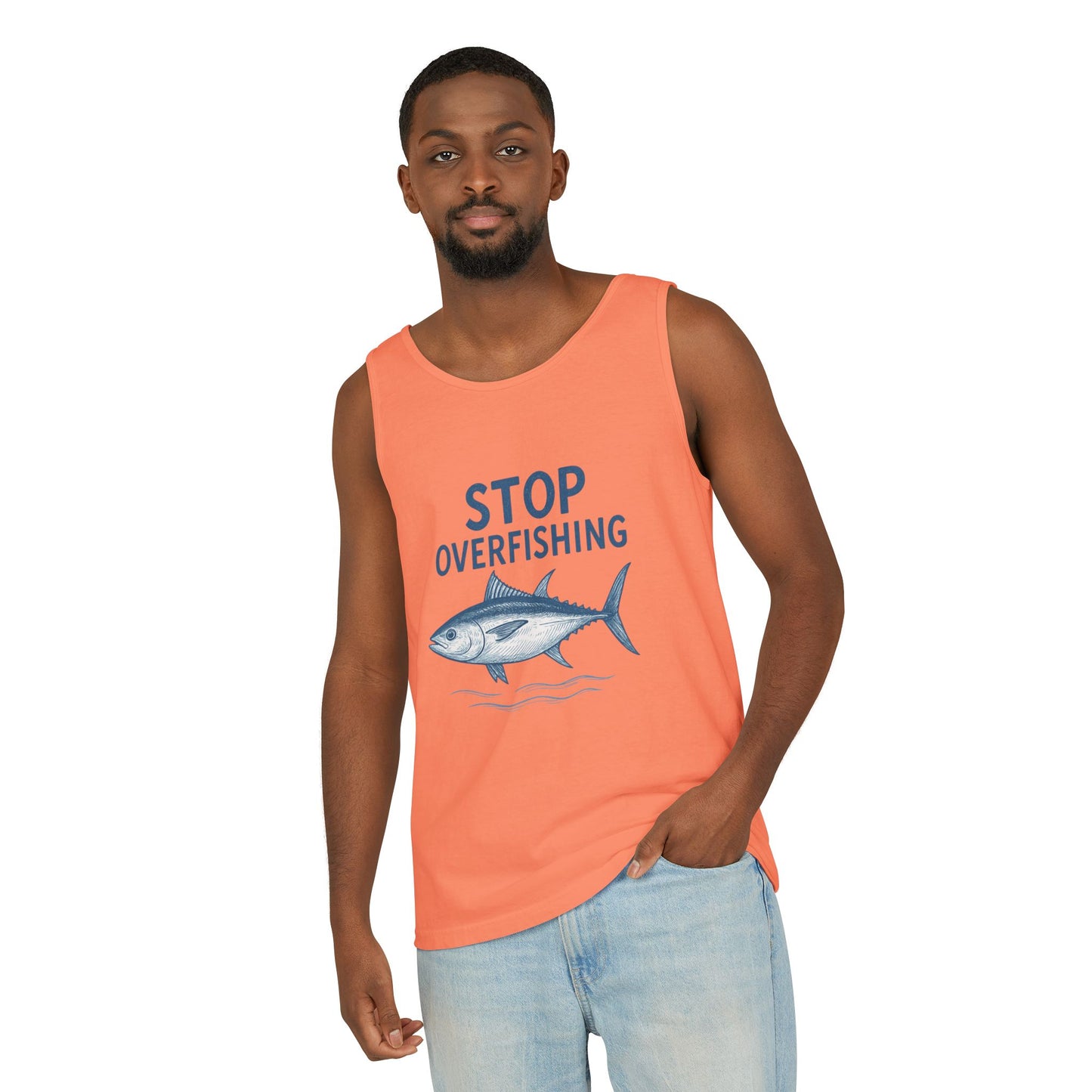 Stop Overfishing Bluefin Tuna Tank Top – Unisex Conservation Shirt