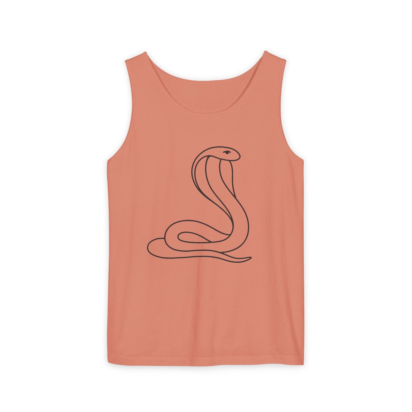 Cobra Pose Yoga Tank – Unisex Garment-Dyed Mindful Movement Top