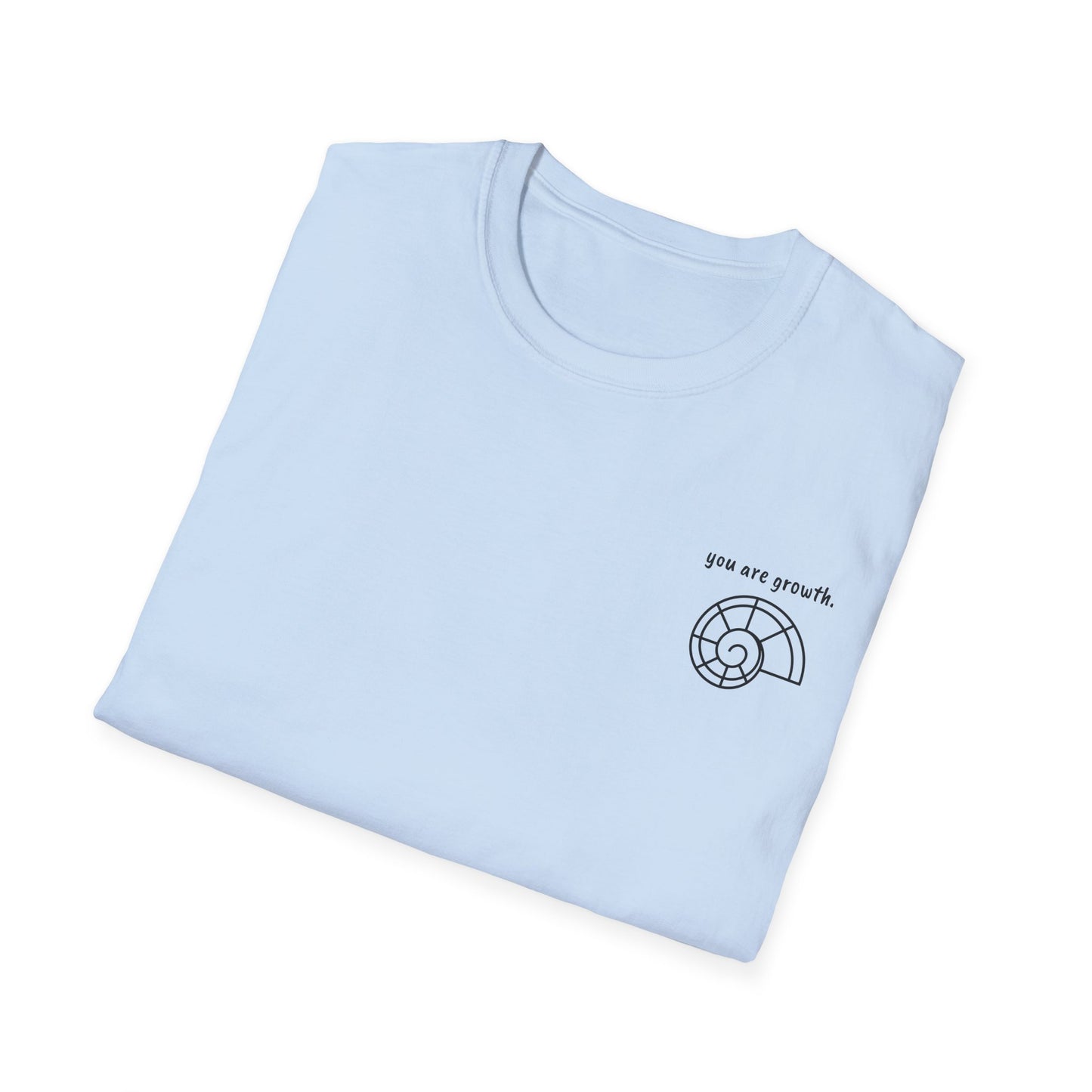 YOU ARE GROWTH - Seashell Unisex Softstyle T-Shirt