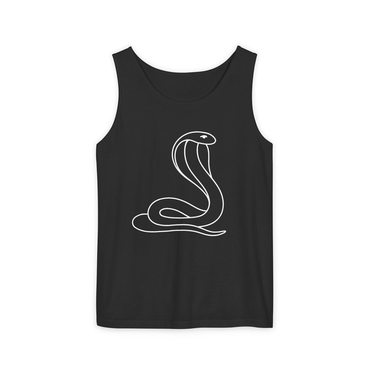 Cobra Pose Yoga Tank – Unisex Garment-Dyed Mindful Movement Top