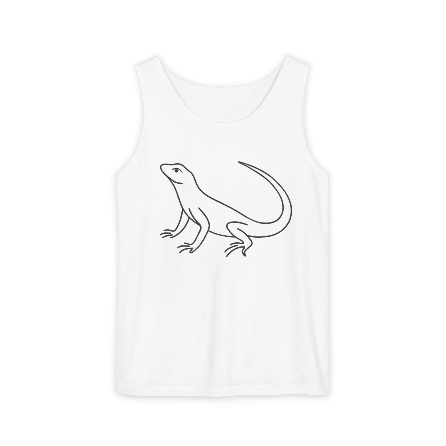 Lizard Pose Yoga Tank – Unisex Garment-Dyed Wellness Top
