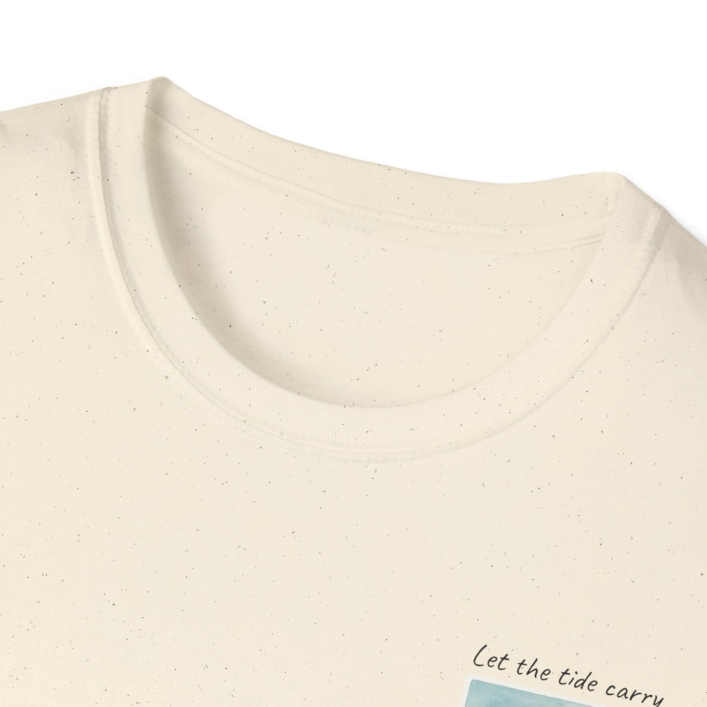 Let the Tide Carry It Tee – Beach Walk Mindfulness Unisex T-Shirt