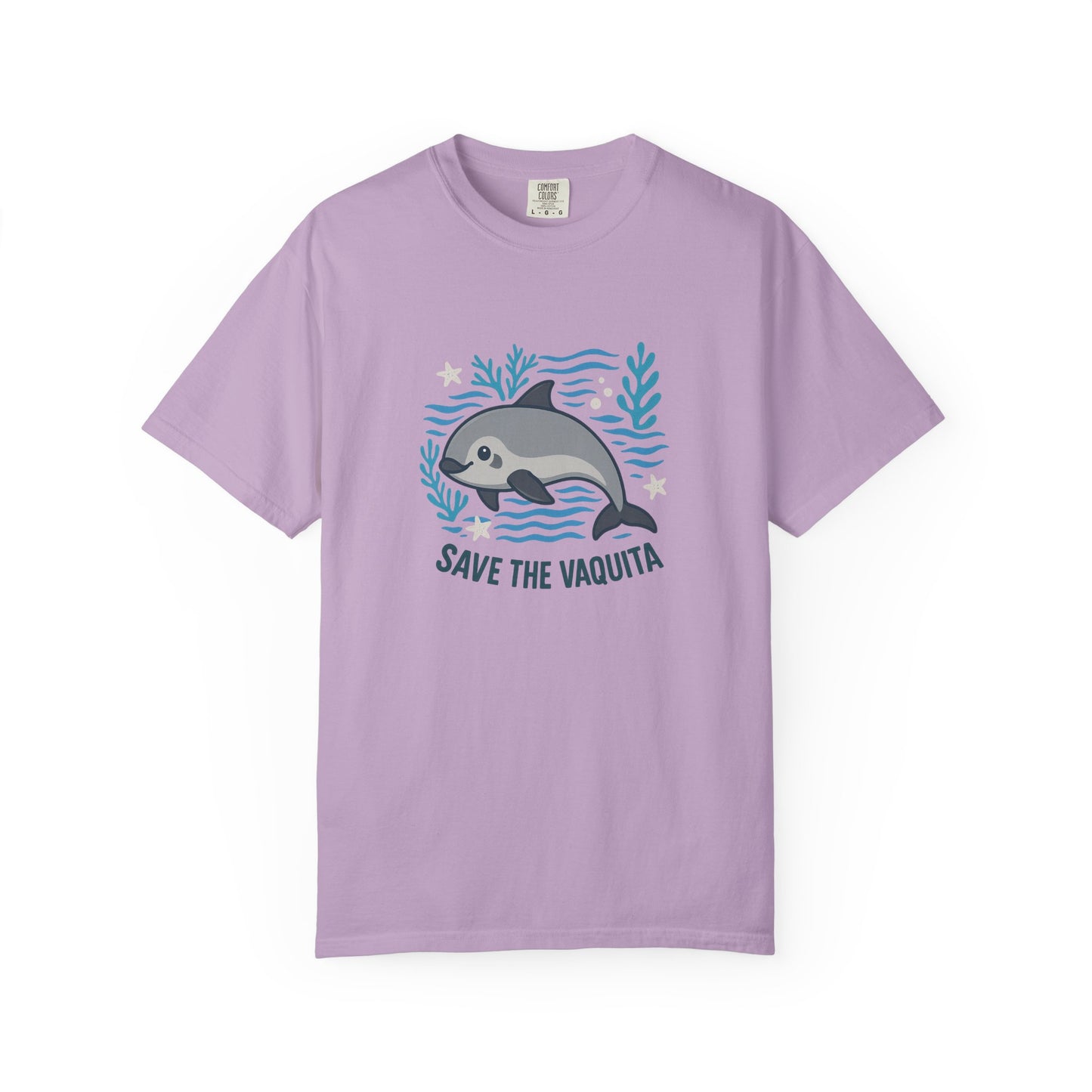 Save the Vaquita Unisex Ocean Conservation T-Shirt – Garment-Dyed Tee