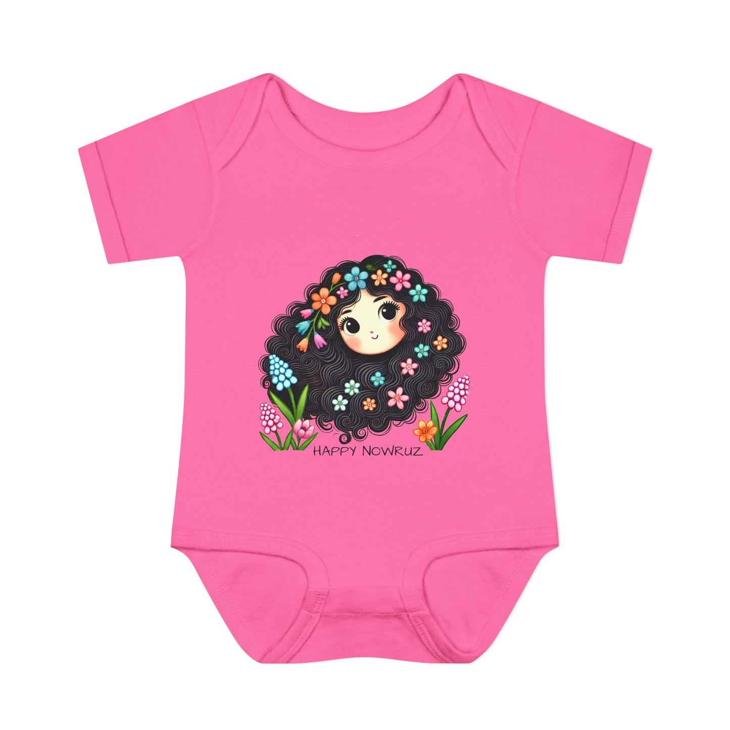 Happy Nowruz Spring Baby Bodysuit – Persian New Year Outfit 🌸🌿