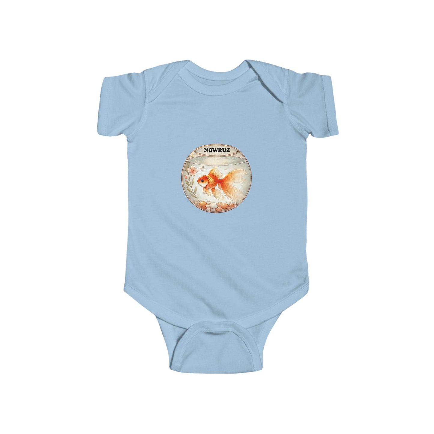 Nowruz Goldfish Baby Bodysuit – Adorable Persian New Year Outfit