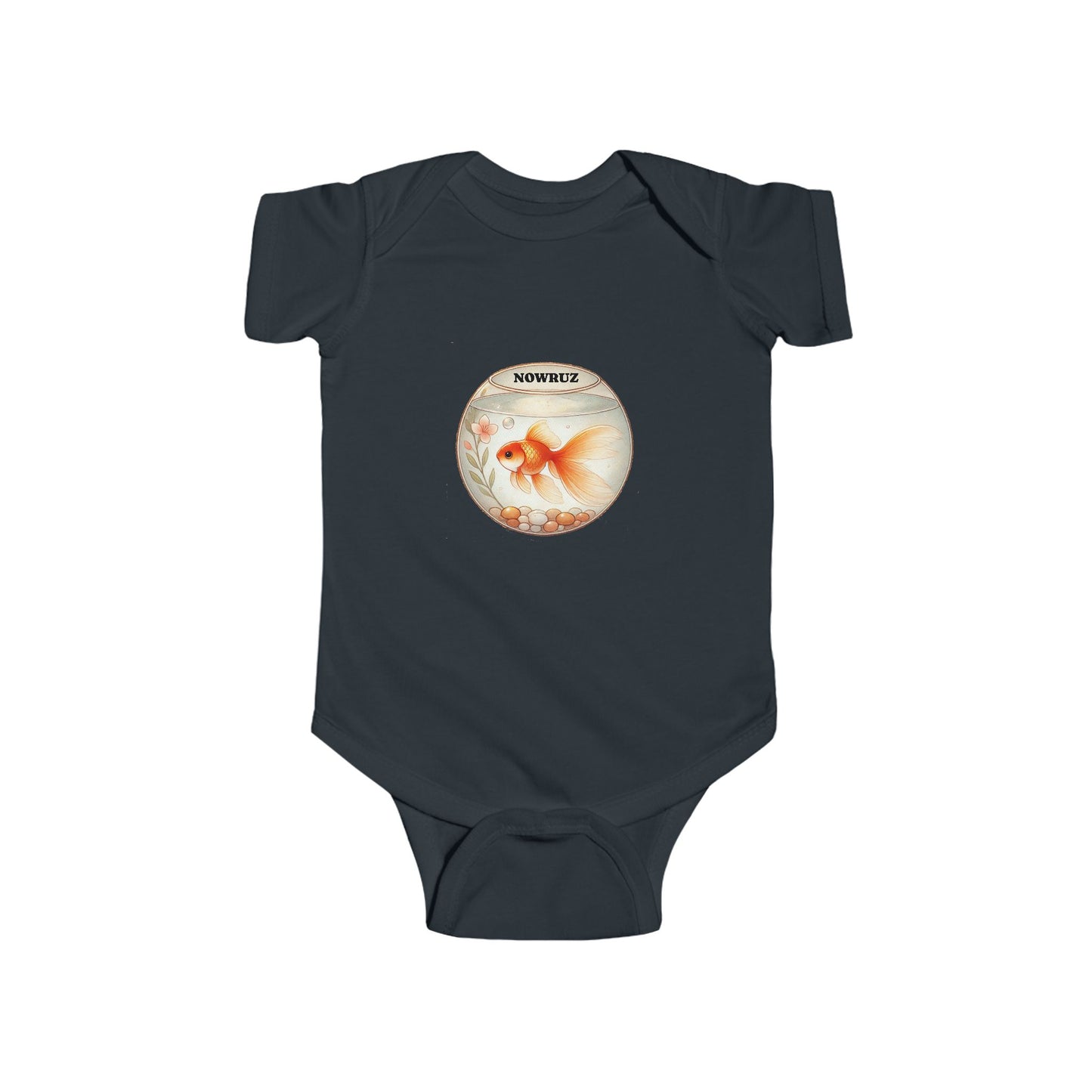 Nowruz Goldfish Baby Bodysuit – Adorable Persian New Year Outfit