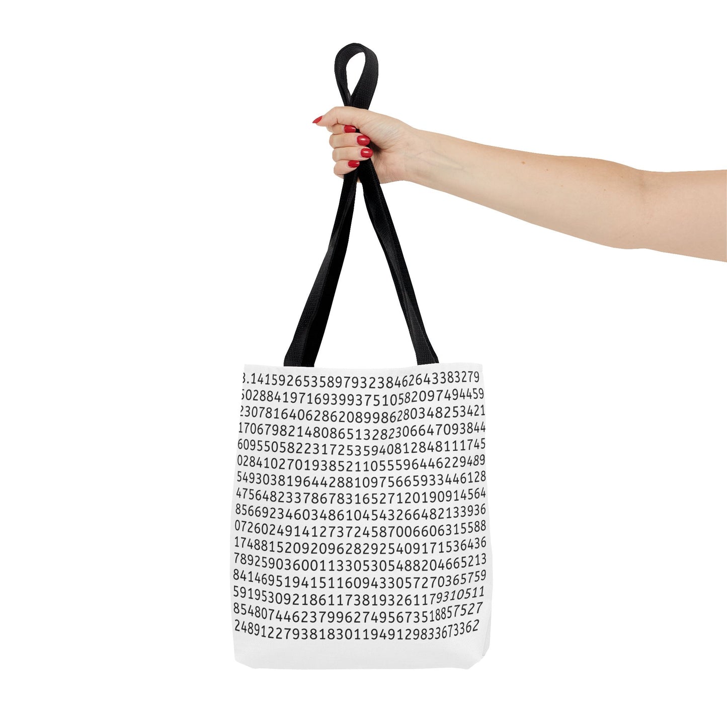 Pi Lover's Tote Bag – Stylish Math-Inspired Bag Featuring the First 1,022 Digits of Pi