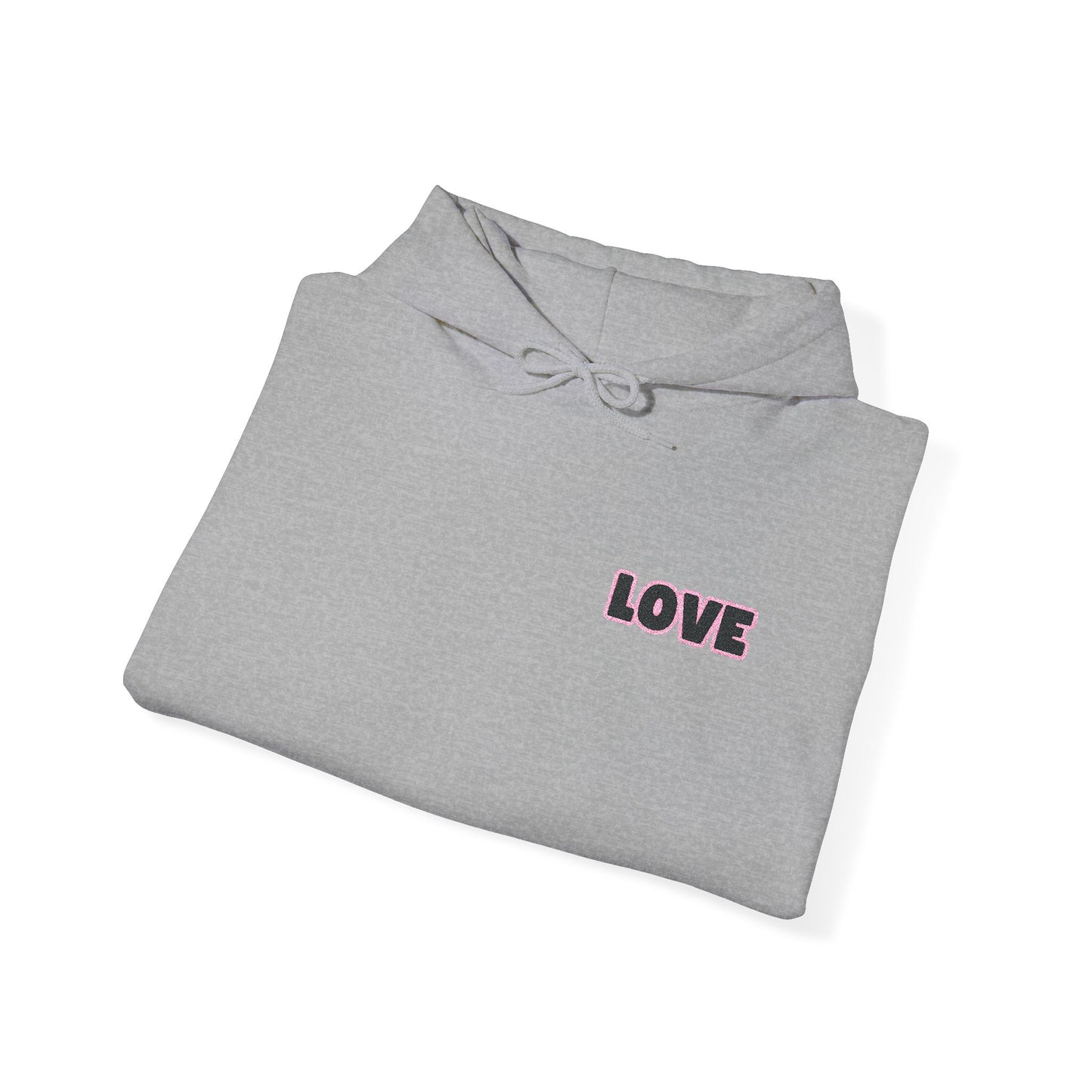 Unisex Heavy Blend™ Hooded Sweatshirt – Valentine’s Day Love Embroidered Hoodie