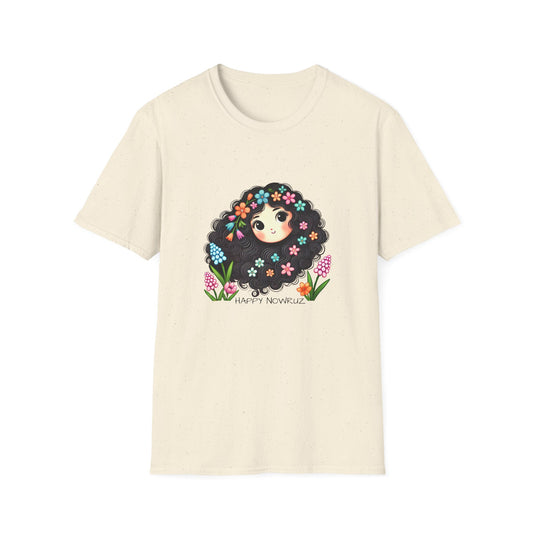 Title: Happy Nowruz Spring Flowers T-Shirt – Celebrate Persian New Year in Bloom 🌸🌿