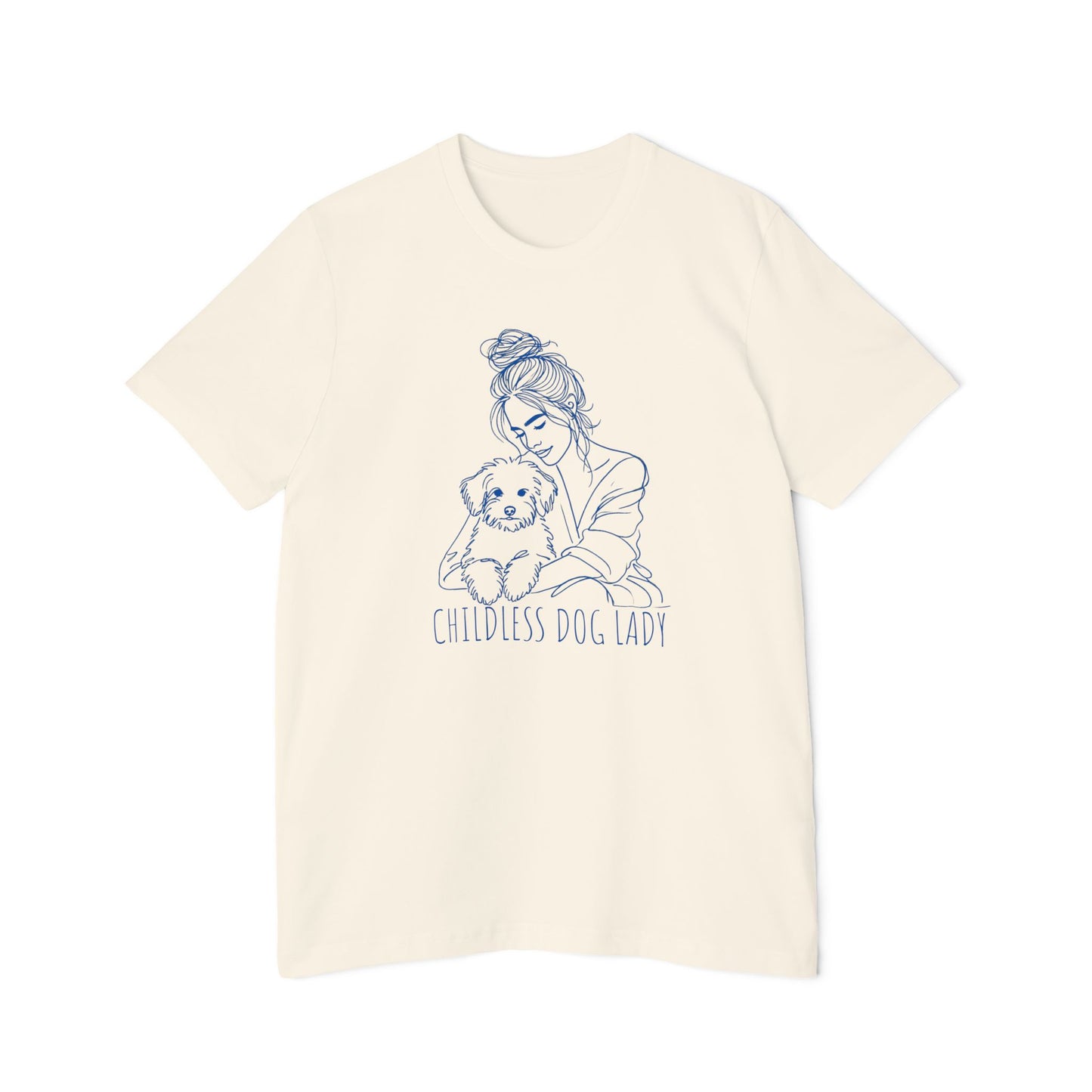 Childless Dog Lady - USA-Made Unisex T-Shirt Inspired by Election Campaign