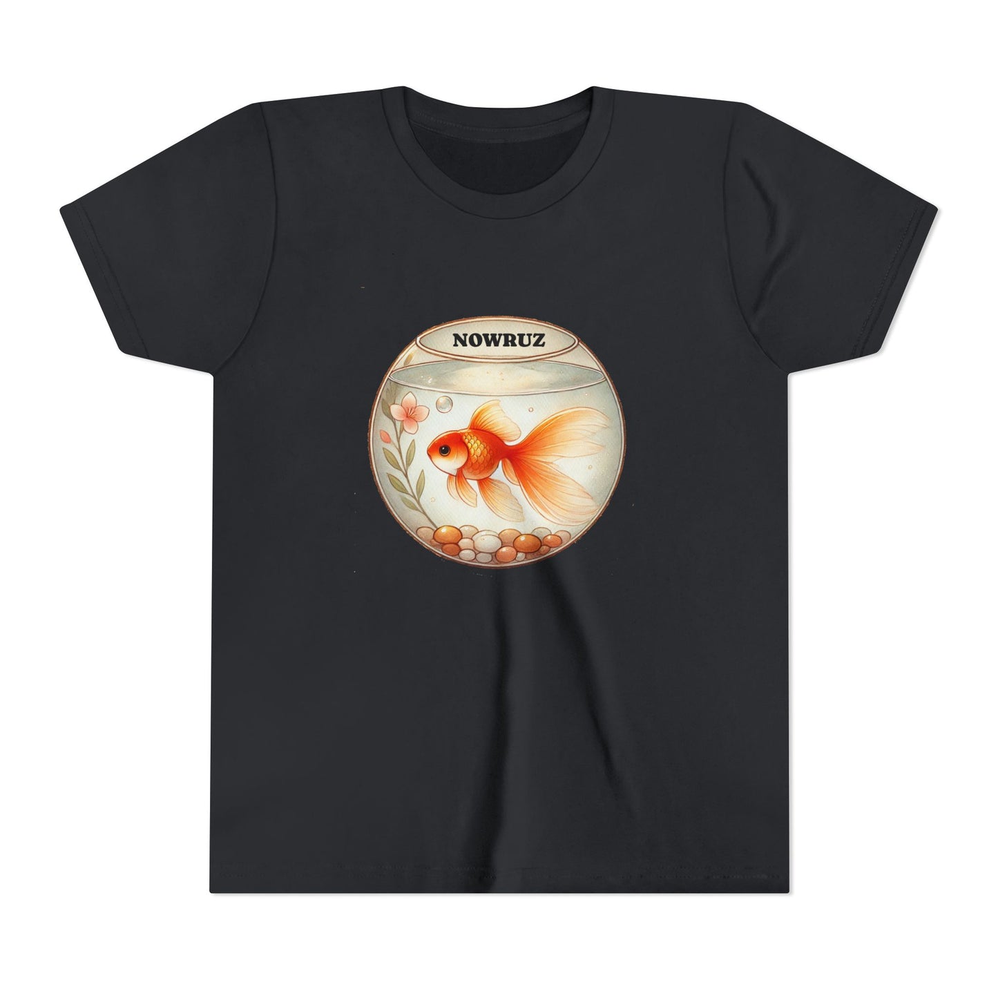 Nowruz Goldfish Youth T-Shirt – Festive Persian New Year Tee