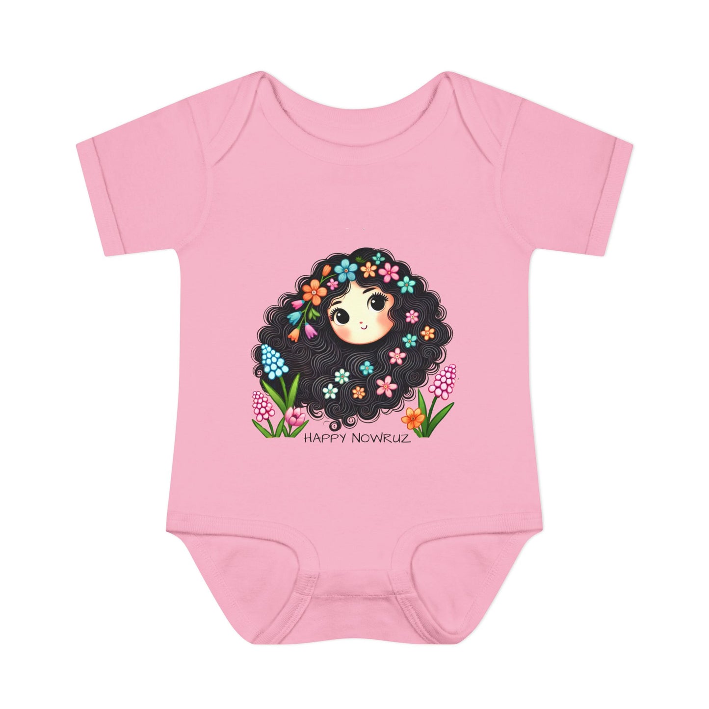 Happy Nowruz Spring Baby Bodysuit – Persian New Year Outfit 🌸🌿