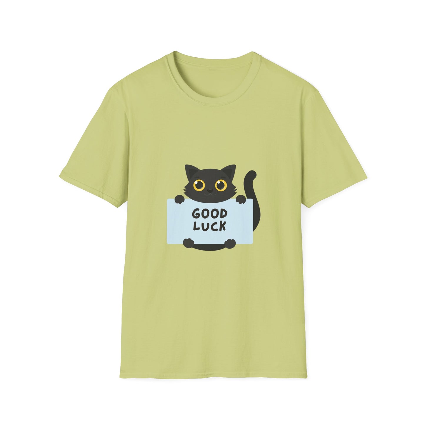 Lucky Black Cat T-Shirt – Good Luck Tee for St. Patrick’s Day