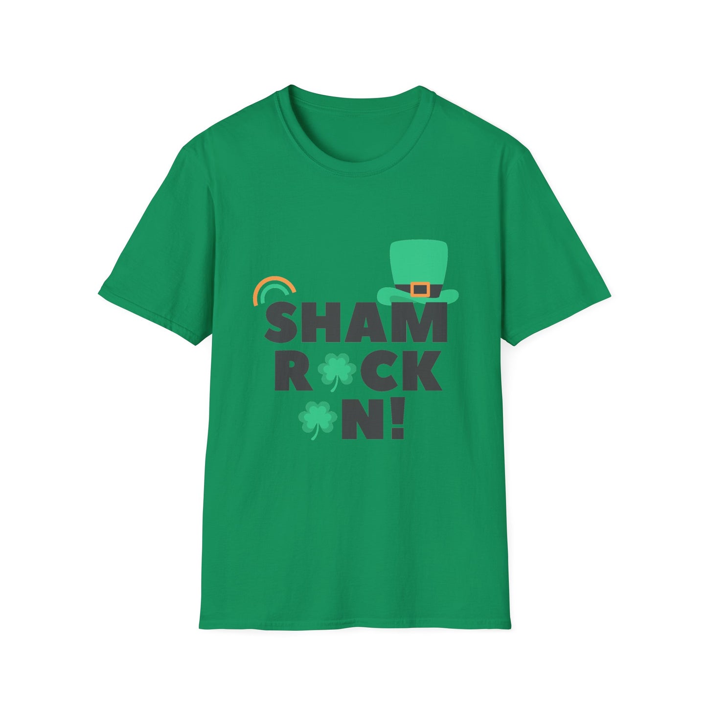 Shamrock On! Unisex Softstyle T-Shirt – Fun St. Patrick’s Day Shirt