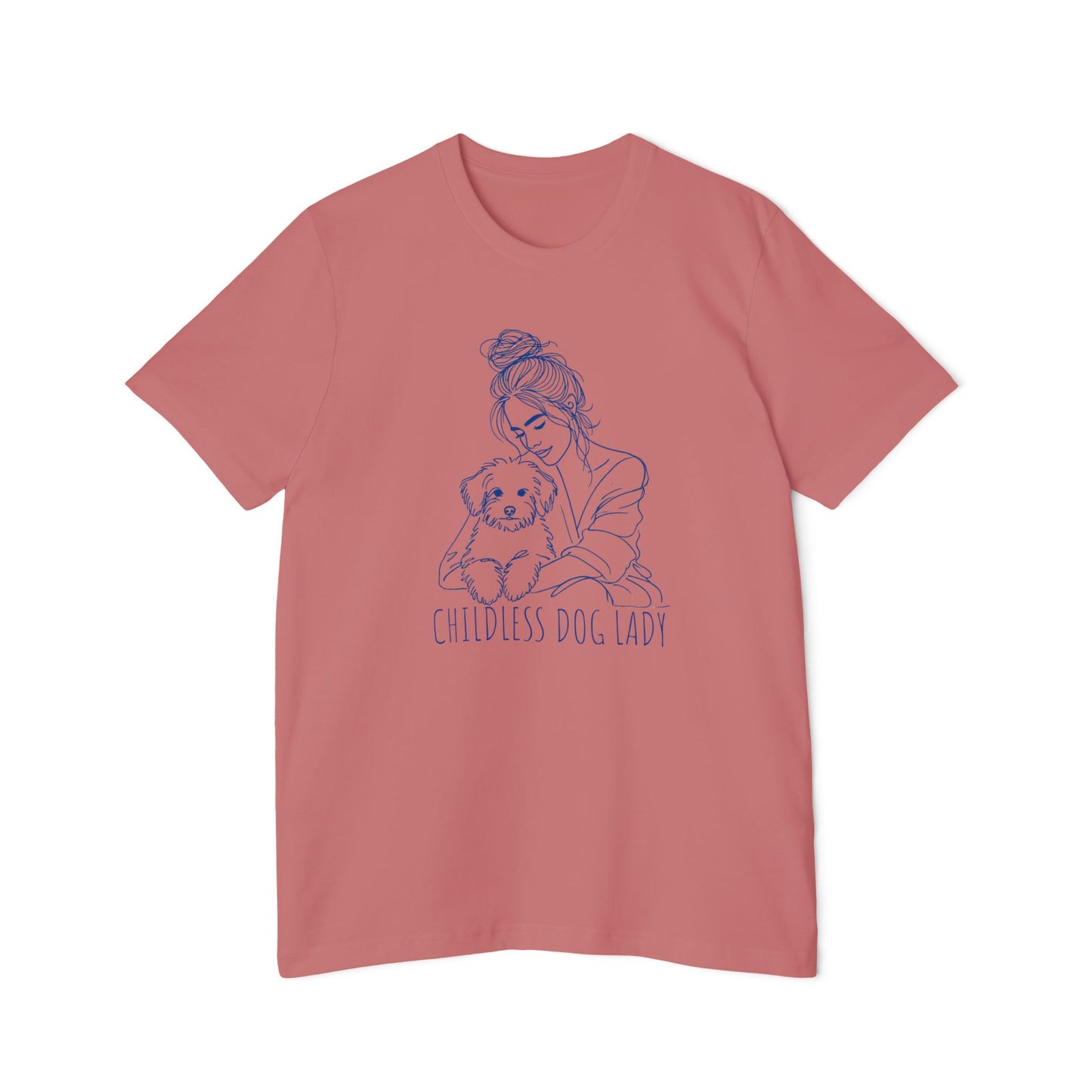 Childless Dog Lady - USA-Made Unisex T-Shirt Inspired by Election Campaign