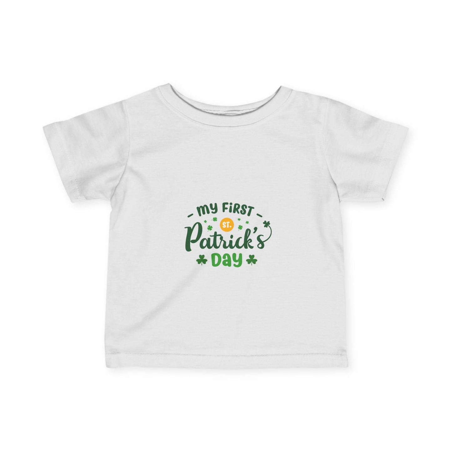 My First St. Patrick’s Day Infant Tee – Lucky Baby St. Paddy’s Day Shirt